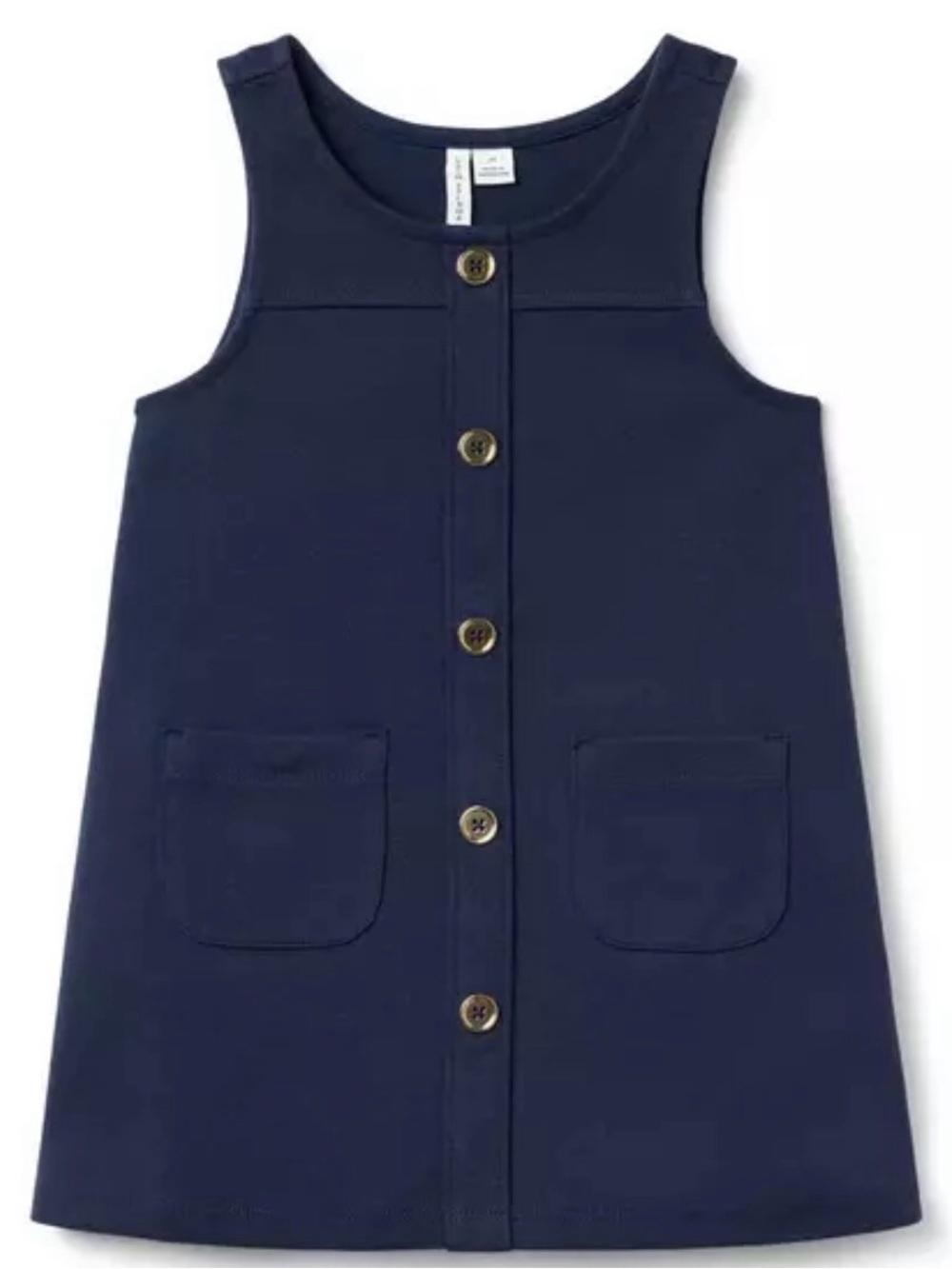 Janie & Jack The Button Ponte Jumper Navy 12 Girls